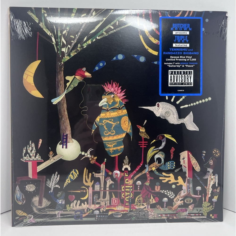 Butcher Brown Butcher Brown Presents Triple Trey Blue Vinyl LP New Sealed